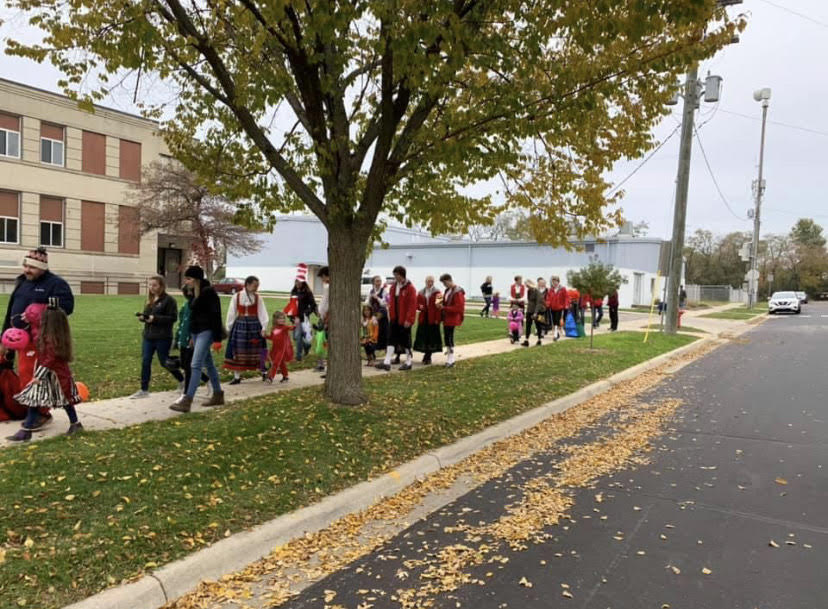 On Oct. 26 2019, The Norwegian Dancers and children trick-or-treating in downtown Stoughton, the last time the event occurred due to concerns over the COVID-19 pandemic.
