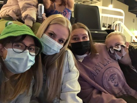 Canal Núñez (far left) and some friends at the Harry Styles concert in Milwaukee in October. Photo submitted by Clara Canal Núñez.