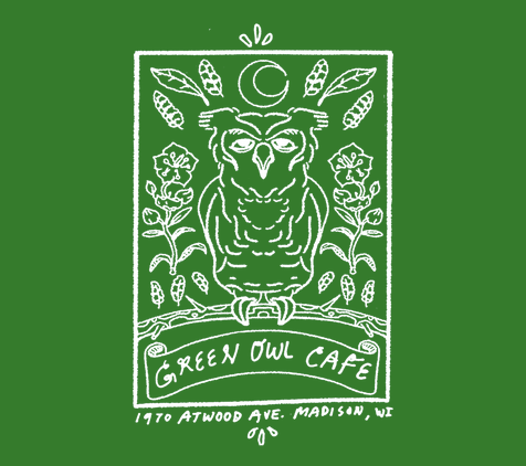 Logo of the Green Owl Cafe